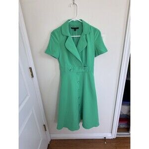 Black Halo Ingrid Bi-Stretch Cady Dress Size 2 Preppy